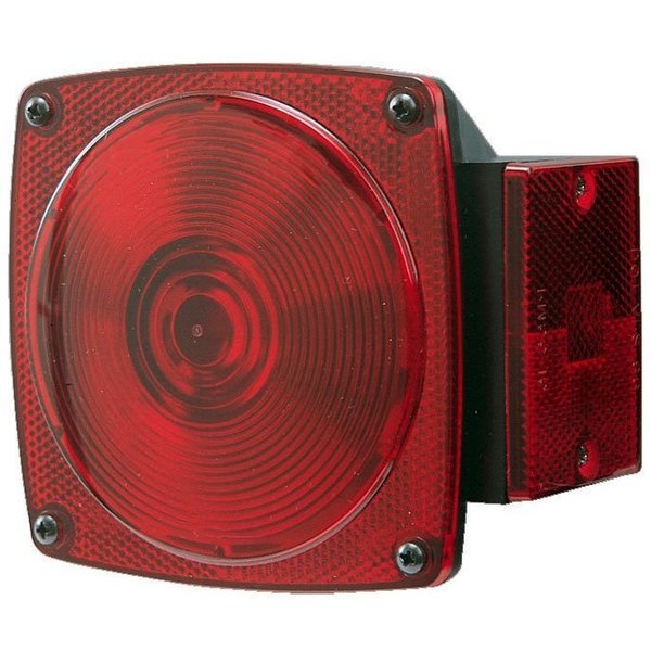 Peterson Manufacturing Stop Turn Tail Light Incandescent Bulb Square Red 434 x 412 NonSubmersible V440